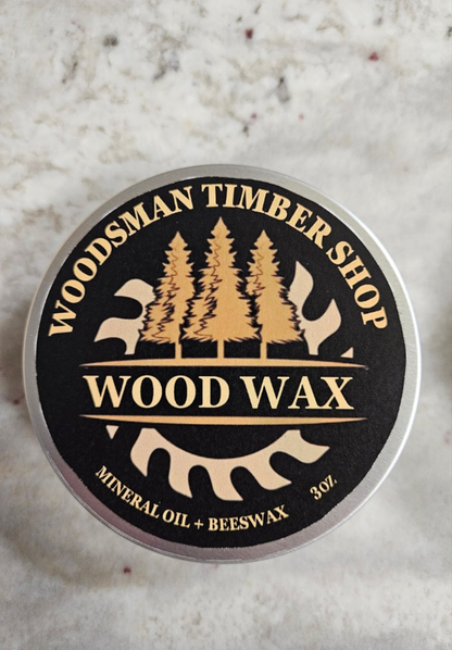 Wood wax/ Cutting Board Conditioner/ With Mineral Oil & Beeswax/ Food safe 3oz.