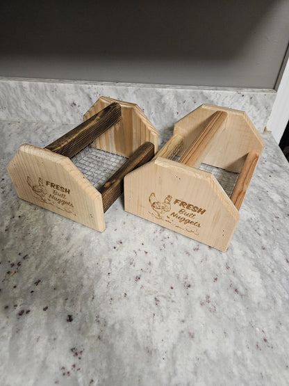 Fresh Butt Nuggets Wooden Egg collection basket for egg storage, display, and organization, for Chicken, Duck, and Quail Egg Harvesting