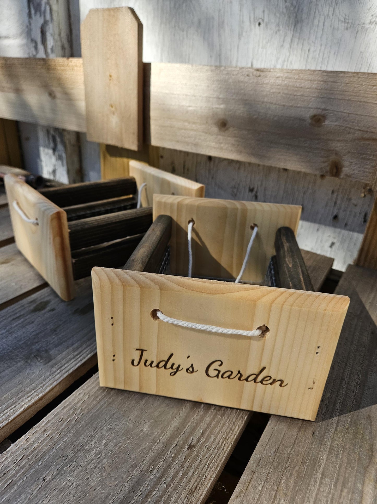 Rustic Wooden Basket for Egg Collection & Vegetable Harvest and Much More! – Personalizable and Sturdy